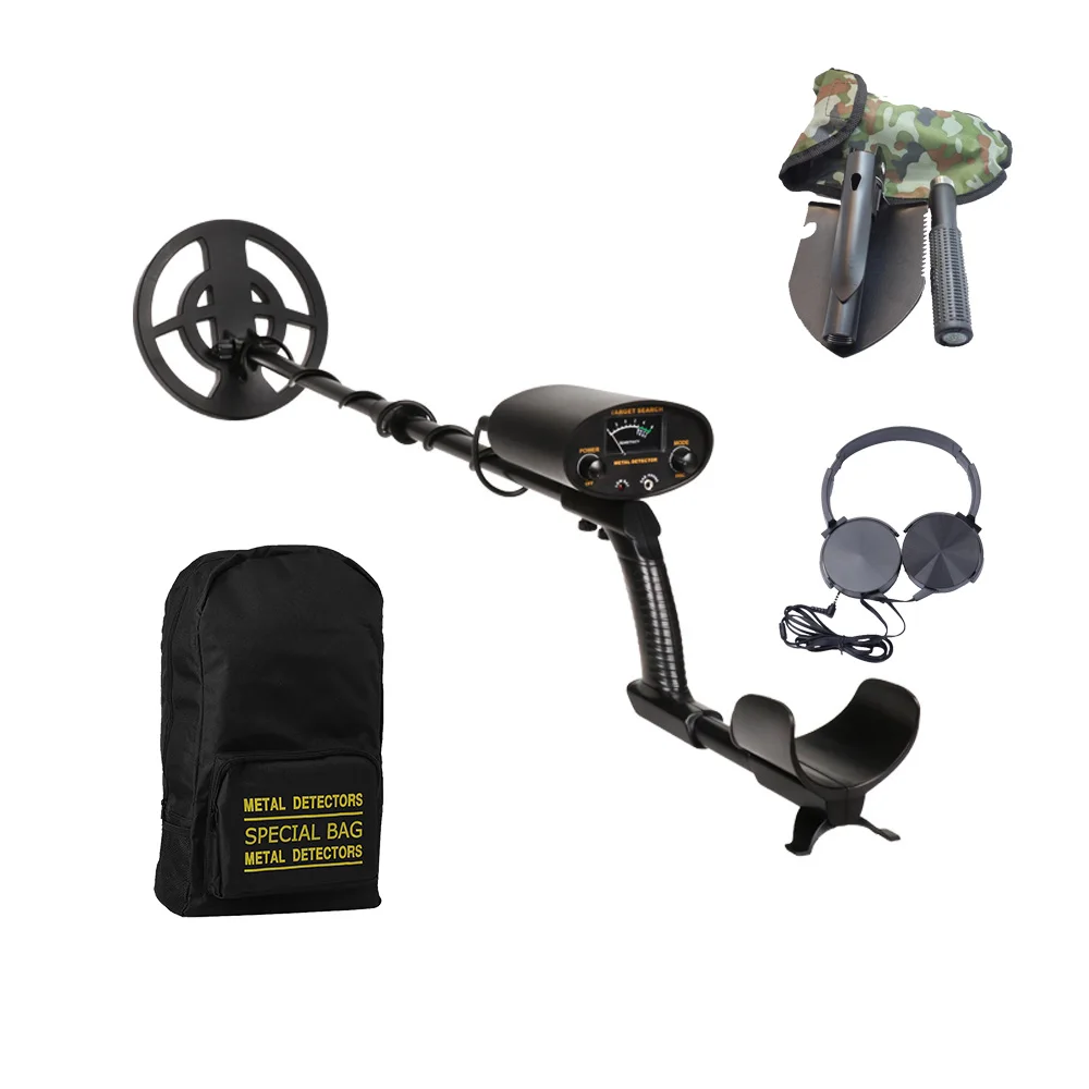 GT-6100 глубокий чувствительной поиск золотоискатель Охотник подземный металлоискатель обнаружитель золота машина с сумкой лопата для снега комплект гарнитуры