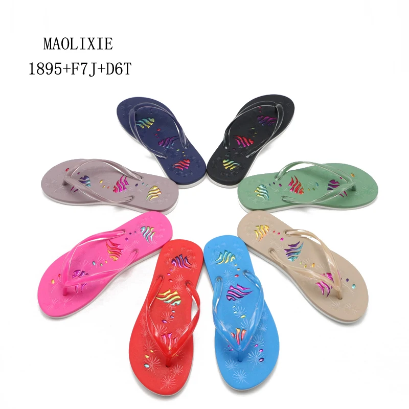 Custom Ladies Flip-flops Shoes Slipper Women Wedge Chappal Flip Flops Slippers Sandals