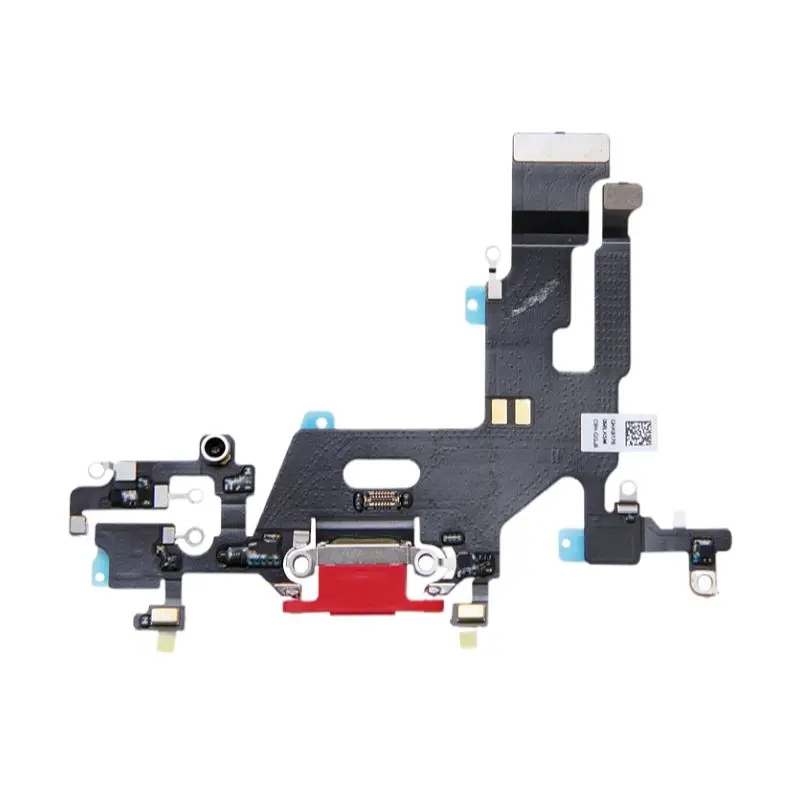 Charging Port Dock Connector Flex Cable for iphone 7 8 6S plus X XR XS MAX 11 12 Pro USB Microphone Repair Part