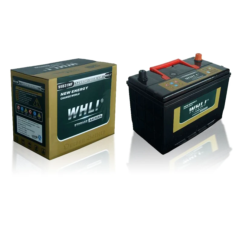 Высокая производительность 12v 75ah MF DIN75 авто аккумулятор