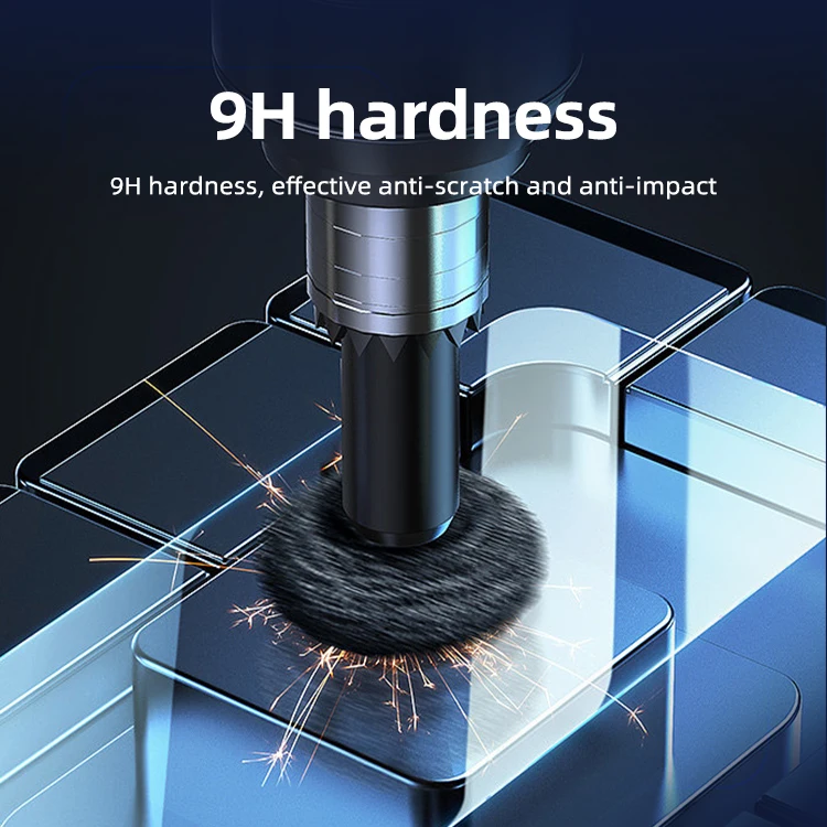 Free sample PMMA tempered glass screen protector installation kit for iphone 13 14 pro max tempered glass screen protector