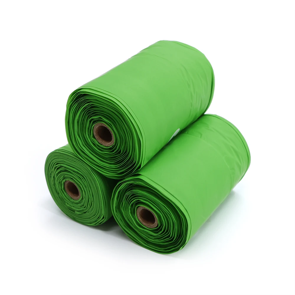 Fully Compostable Disposable Eco-Friendly Poo Bag Customized Pet Biodegradable Corn Starch Biodegradable poop bags pee clean bag