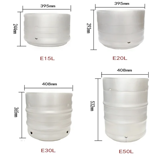 Stainless Steel 20L 30L 50L Euro/US Keg