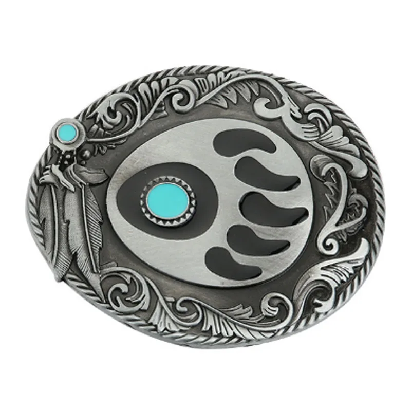 The Patriotic Eagle  United State of American Flag Belt Buckle