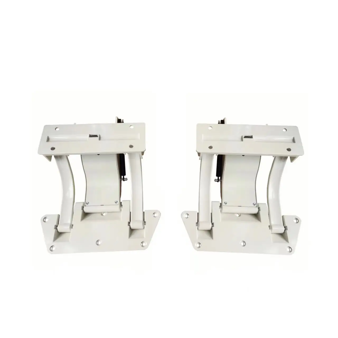 White hospital bed rail parts metal bed frame side rail repair parts for PP side rails bracket