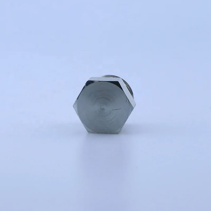 4C 4D Series High precision metric female 24 degree transition joint hydraulic hex head pipe plug