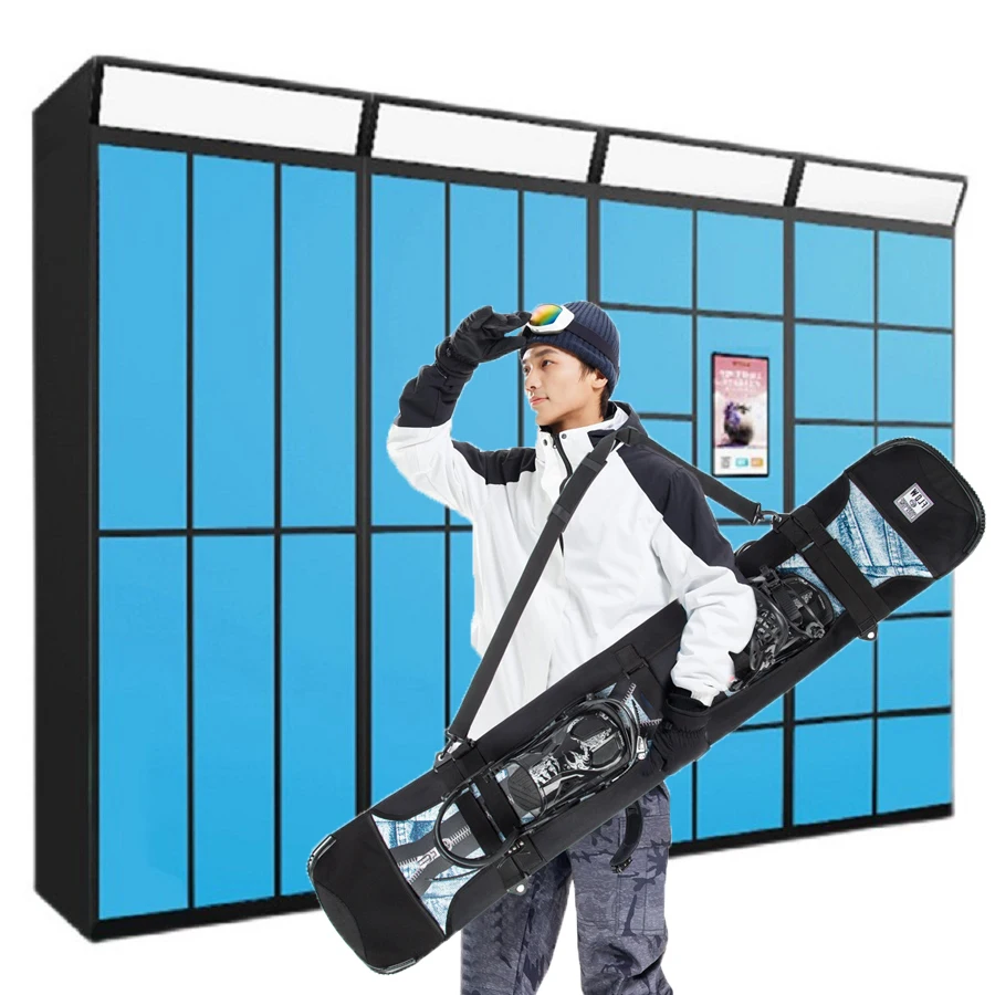 Smart locker bike locker ski locker vending machine rfid inventory management system parcel delivery