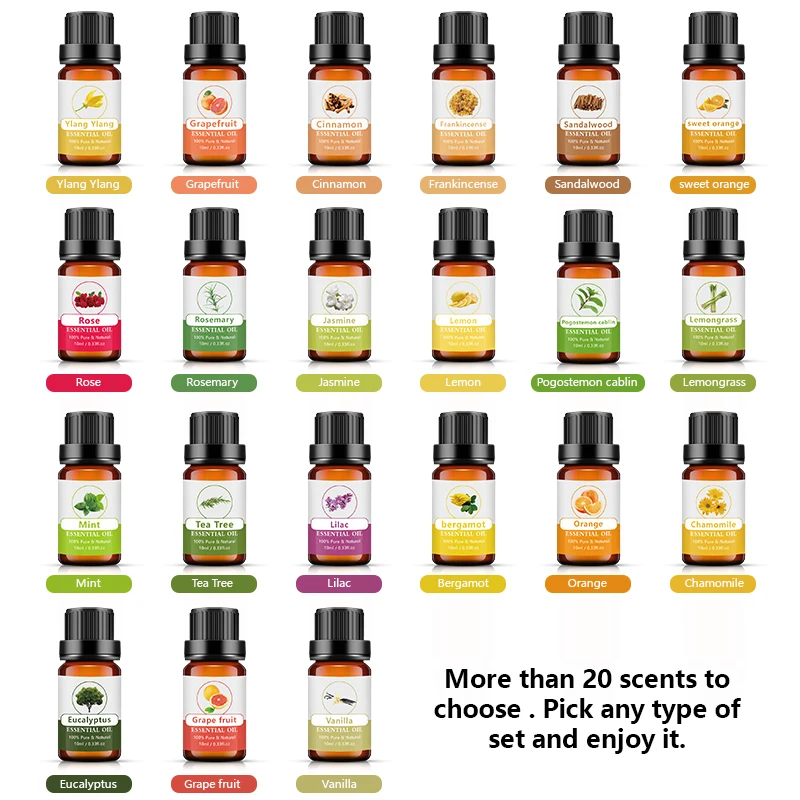 Amazon vendor wholesale prices message sleep body 100% natural organic pure fragrance aromatherapy essential oil set gift boxes