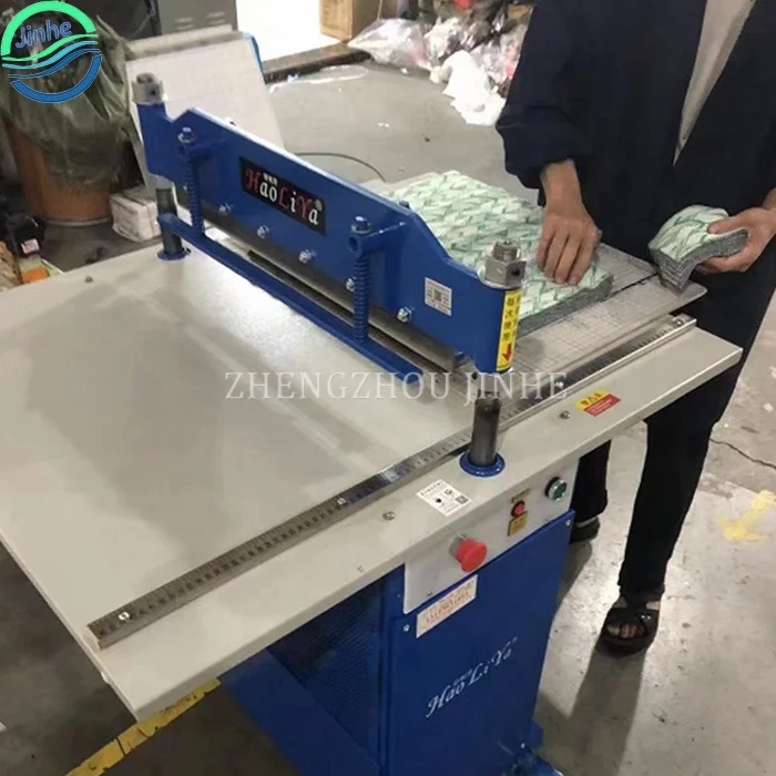 Automatic flat knife fabric sample cutting machine fabric swatch cutter textile zig zag cloth fabric sample cutter machine