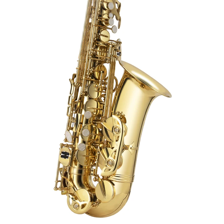 HIGH GRADE GOLD BRASS GOOD QUALITY ALTO SAXOPHONE