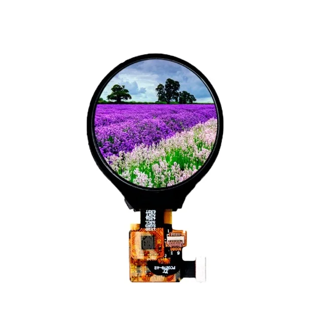 Super selling IPS circle LCD screen 5 inch round tft panel 1080*1080 dots MIPI interface