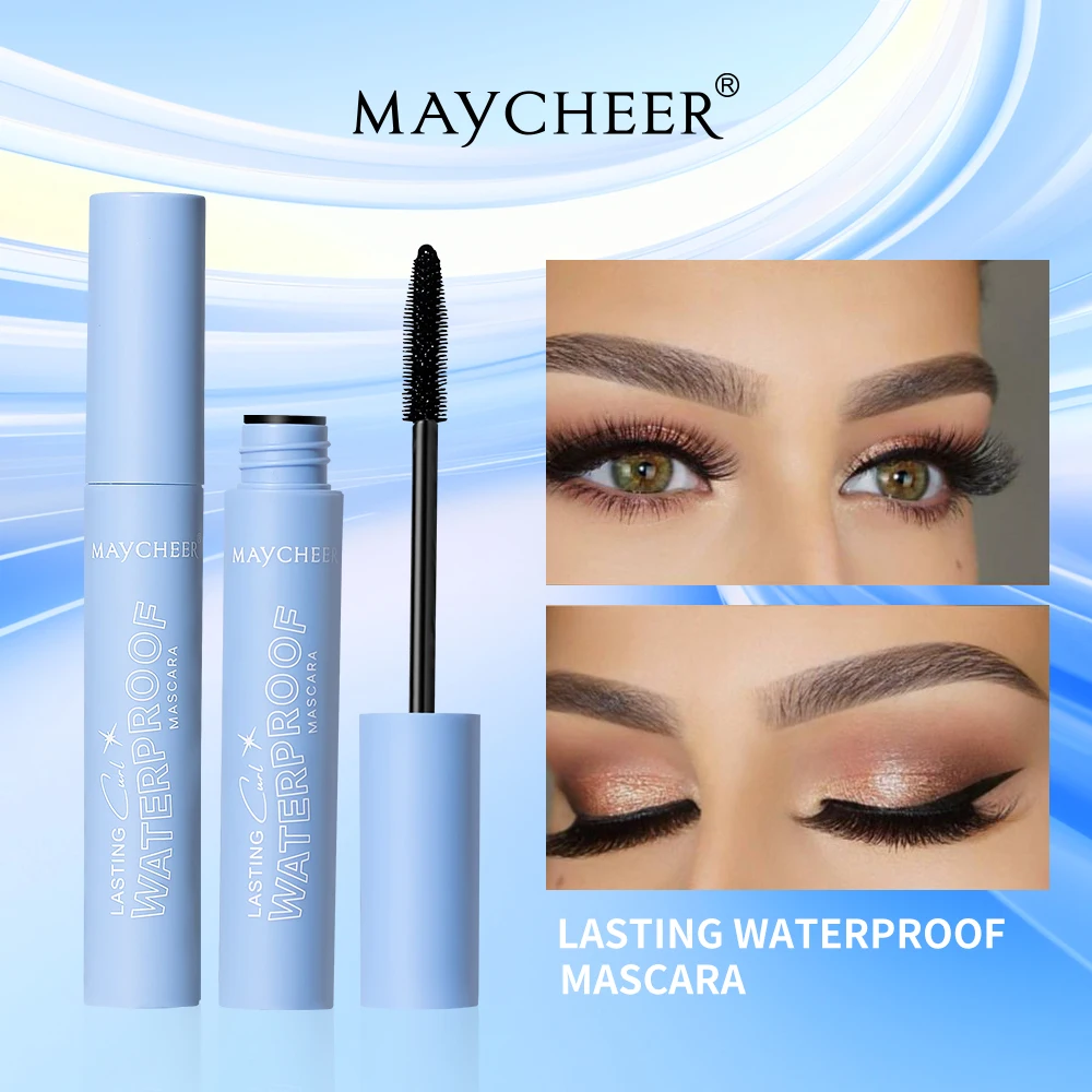 Maycheer Factory Price Eyelash Extension Long Lasting Waterproof Curly Slender Non-smudging Mascara Brush Makeup Mascara