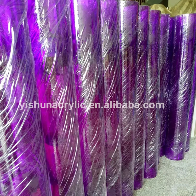 Guangzhou yishun supplier custom colorful pmma plastic acrylic cylinder pipe