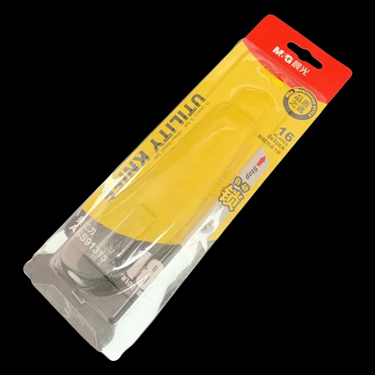 Customize Cheap Blister Card Packaging for Cosmetic Brushes with Paper Card