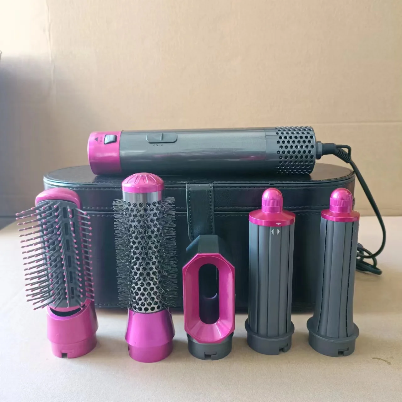 5 in 1 Professional Hair Styling Blow Dryer Brush Straightener Hot air Comb styler wrap adjustable 30mm 40mm Hair Curler