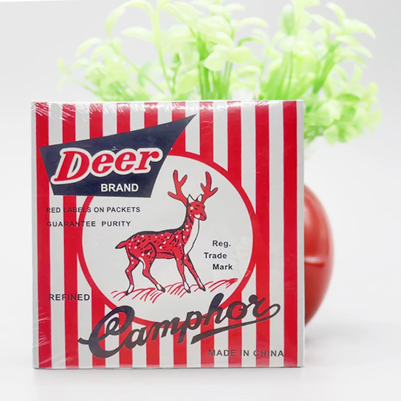High Quality  1/4oz 300g Deer brand Boxed best price karpoor prayers item indian az camphor piece