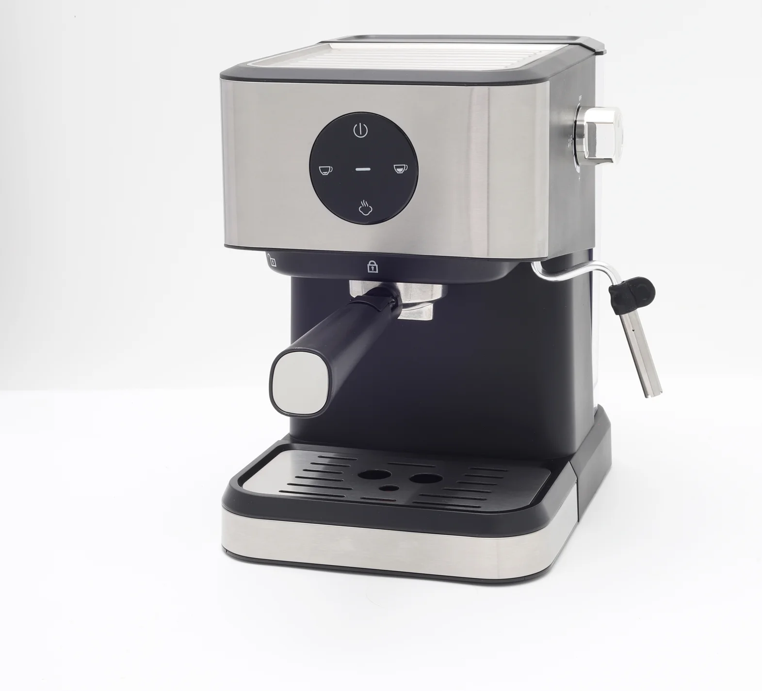 Espresso Coffee machine home coffee maker automatic 1.5L steel stainless coffee machine