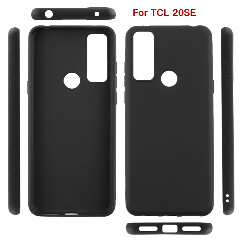 Mobile Phone Protection Cases Soft Tpu Matte Cases For TCL 10L Lite Pro 10 5G UW 20 SE
