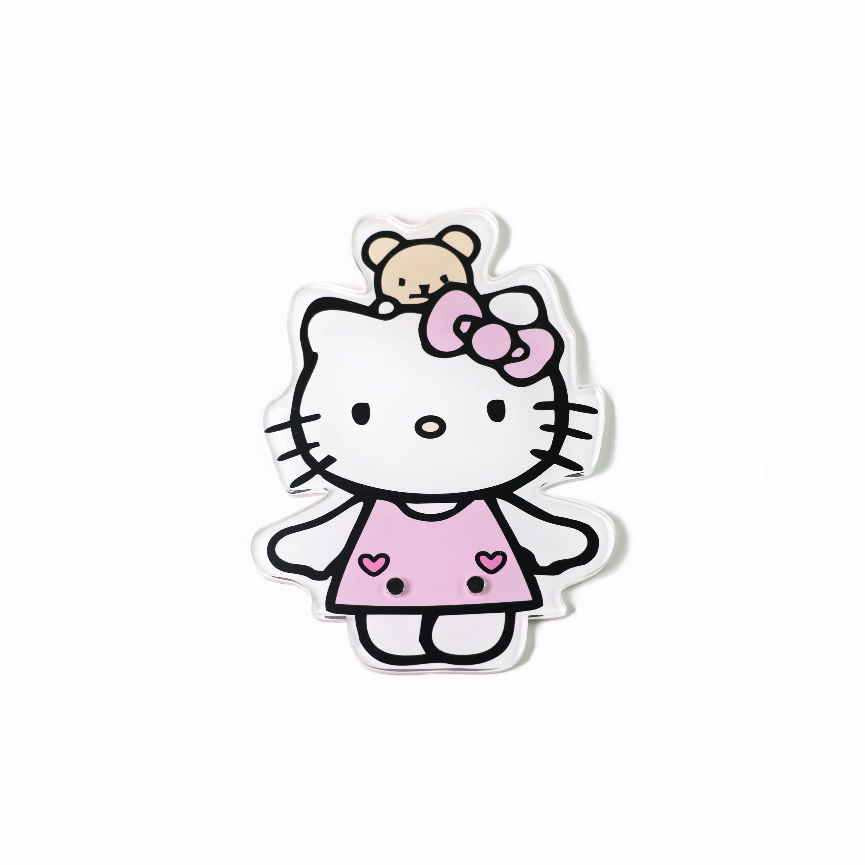 Оптовая продажа акриловая плитка для наращивания ресниц Hello Kitty поддон магнитный дизайн держатель накладных