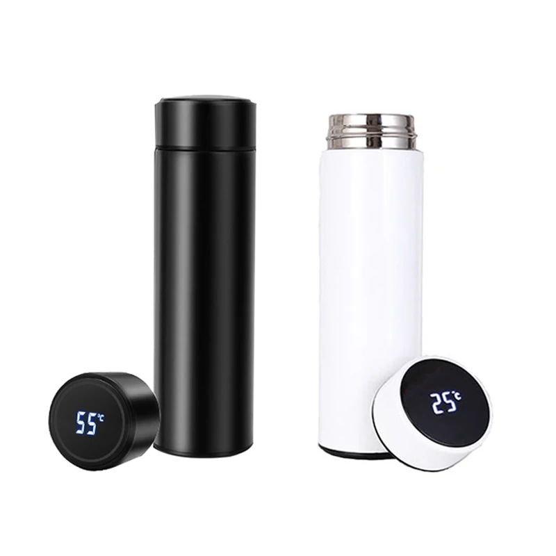 500ML Intelligent Vacuum Flasks Thermos Stainless Steel Smart Water Bottles Led Temperature Display Thermal Termico Gift Flasks