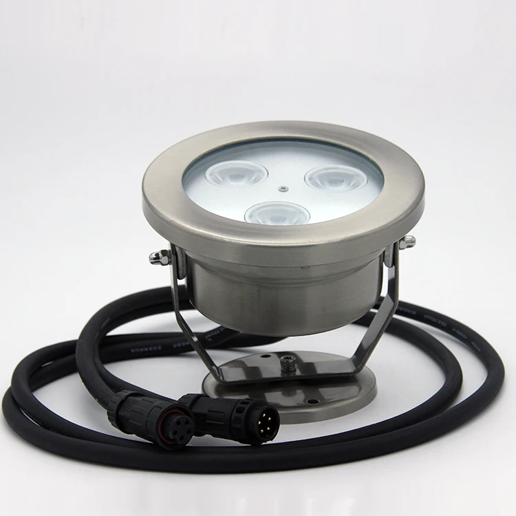 RGBW submersible pump water fountain lights