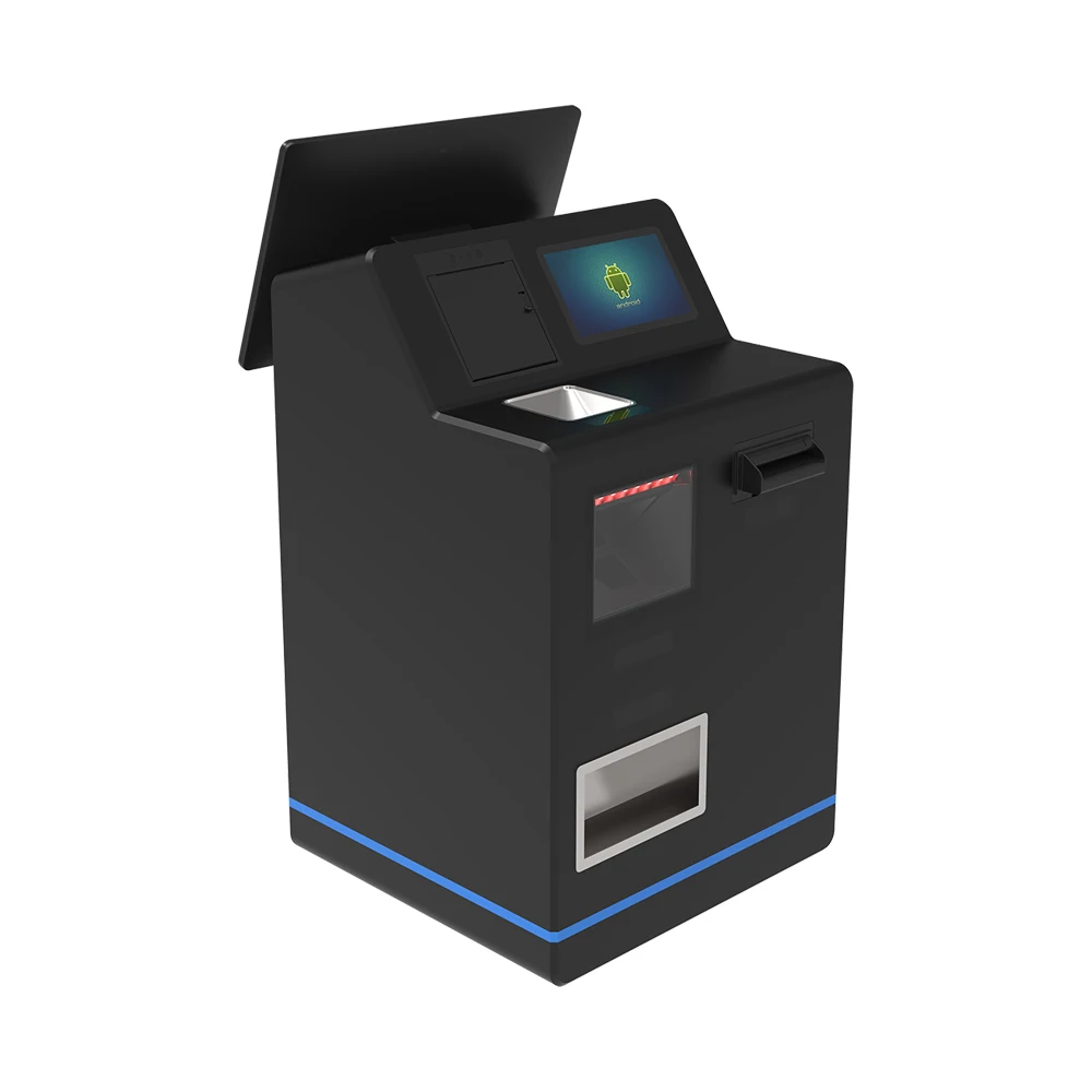 New Design Self Service Self Check Out Kiosk Cash Dispenser Pos Payment Terminal Lcd Self-Service Kiosk