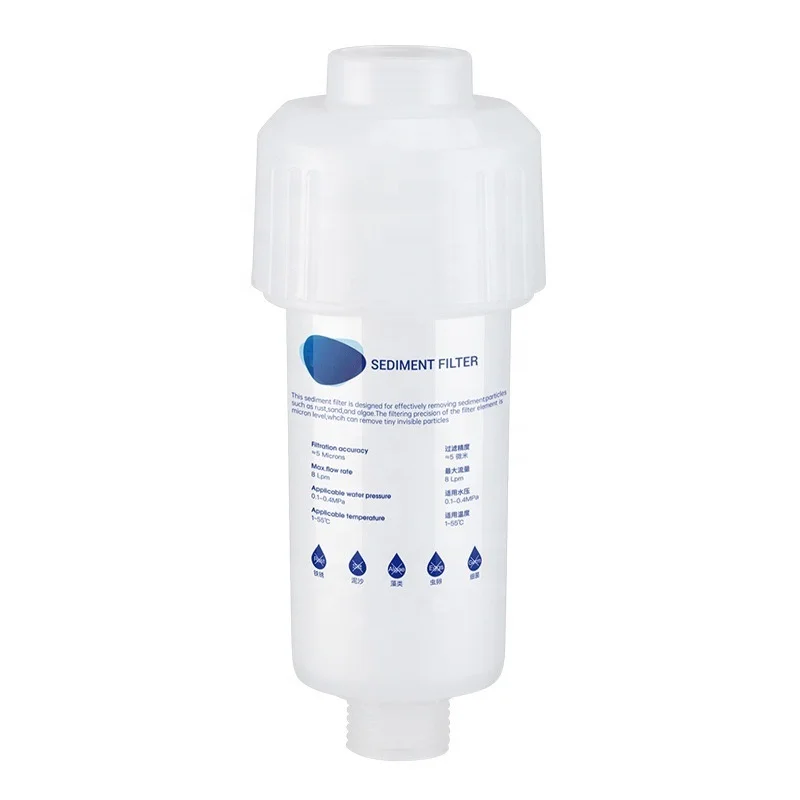 Clean scale and remove residual chlorine to protect the washing machine water purifier