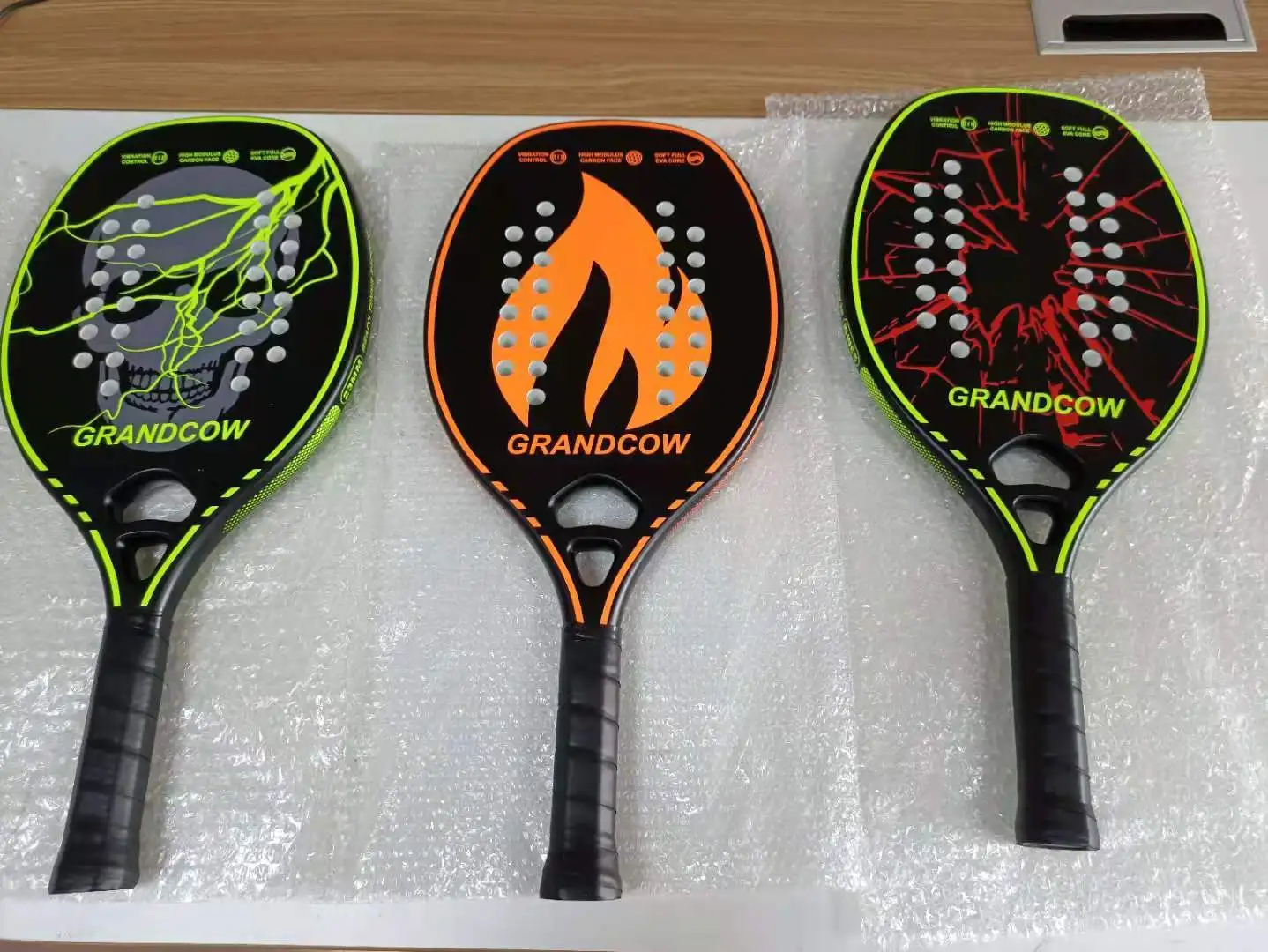 Новый Отлитый 23 мм толщина высокое качество углерода пляжные ракетки для настольного тенниса весело Votary