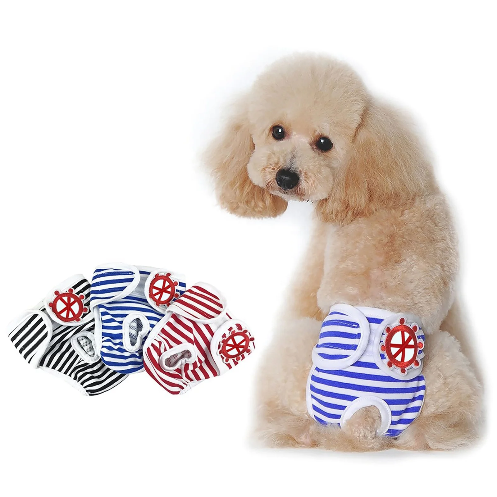 Cotton Dog Physiological Pee Pads Sanitary Pants Female Reusable Washable Dog Diaper