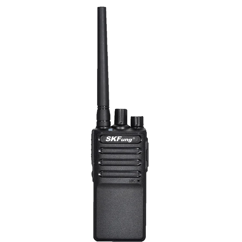 
Rechargeable Analog Handheld UHF Transceiver VOX Hand Free Long Range Security KTV Hotel Portable Walkie Talkies 