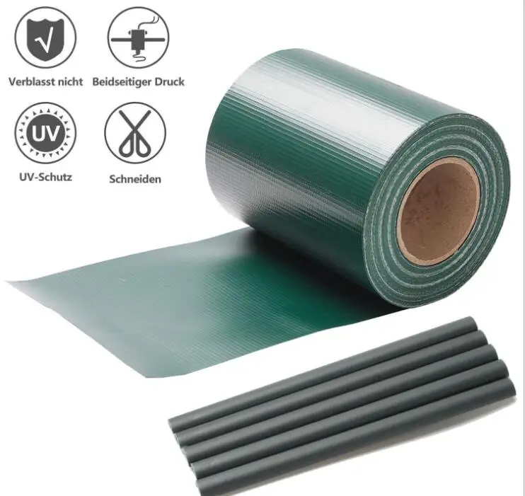 DERFLEX PVC Strips Garden Fence Roll Pvc Plastic Fence Strip