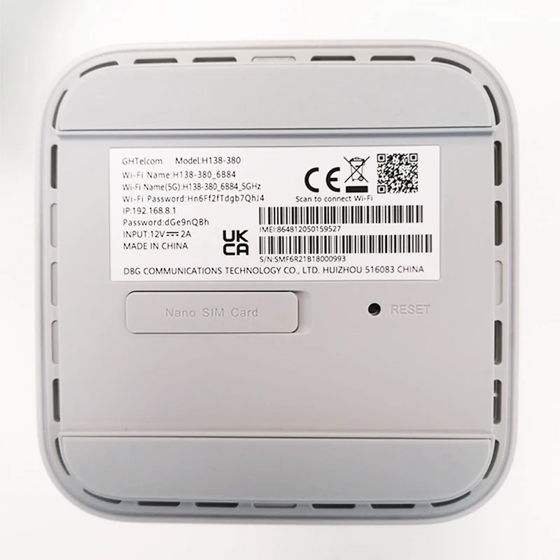 Original Package H138-380 Unlocked 5G CPE Pro 3 WiFi 6 Hotspot 4g 5g Lte