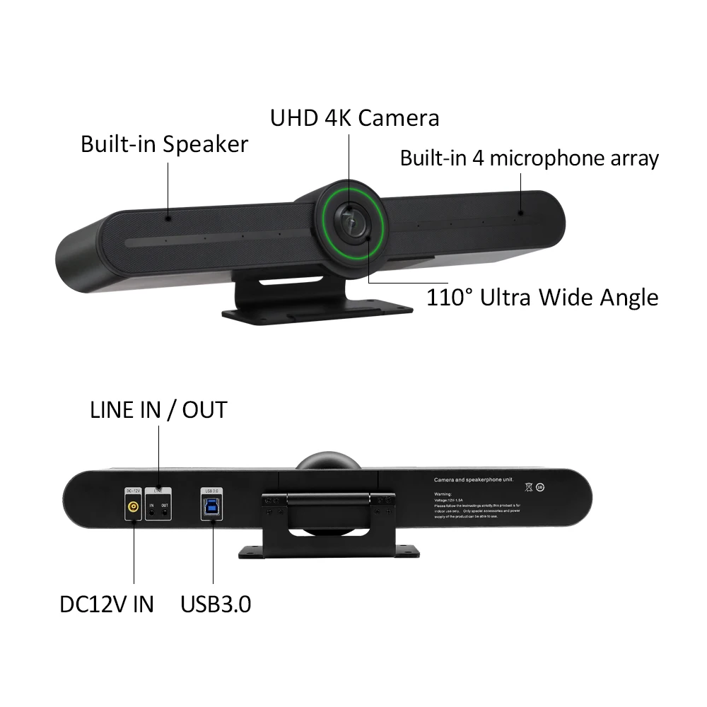 KATO VISION 4k auto framing conference webcam conference hd camera voice tracking videoconference system 4K webcam