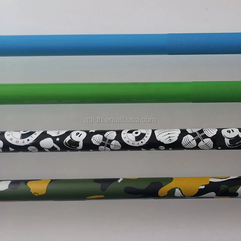 LDH OEM ODM bars custom Standard Weightlifting Barbells Gym Equipment Barbell Bar Weight Barbell Bar