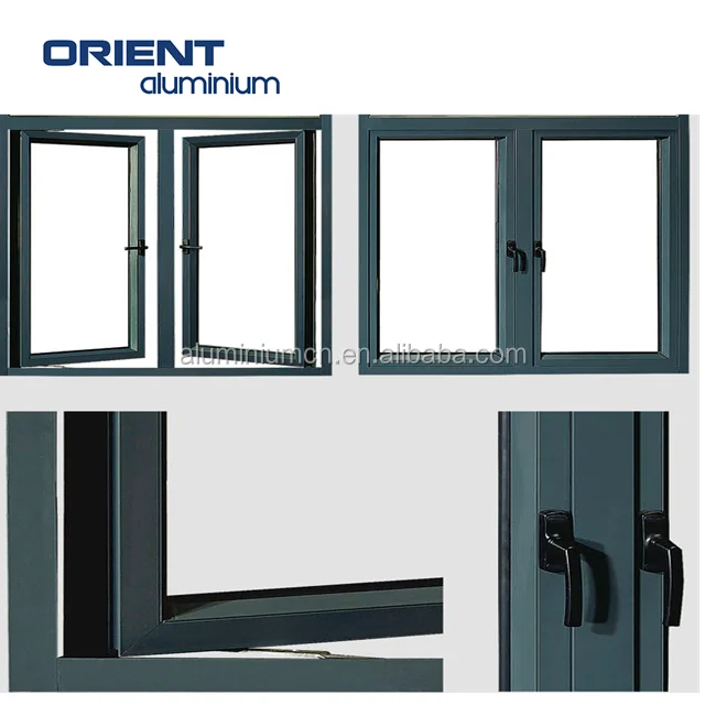 China Factory Cheap Residential Hurricane Proof Impact Casement Fixed Glass Aluminium Arch Windows And Door For Sales