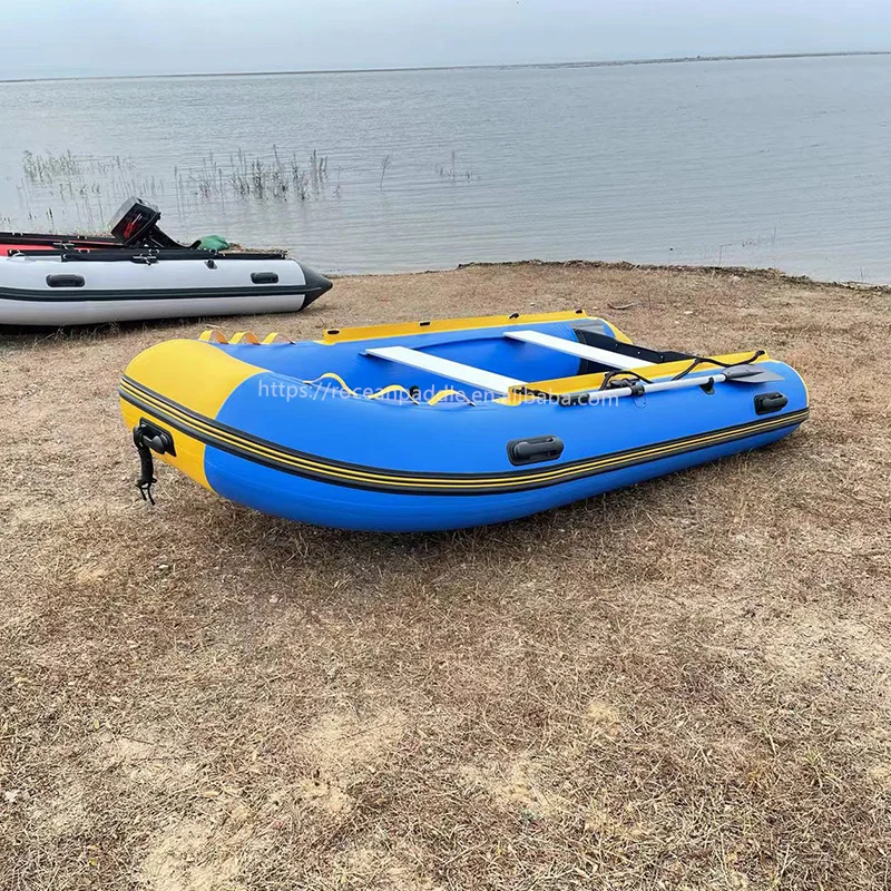 330cm Fishing Boat With Aluminum Floor Inflatable Boat 1.2mm PVC Anti-collision speed boat Raft Water Sports