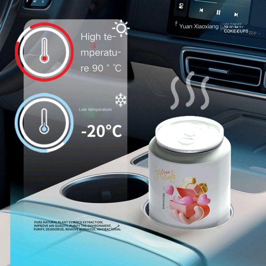 YXX coke Cans Scent Car Perfume Diffusor Bottle Car Sent air Fresheners Solid Aromatherapy Cups
