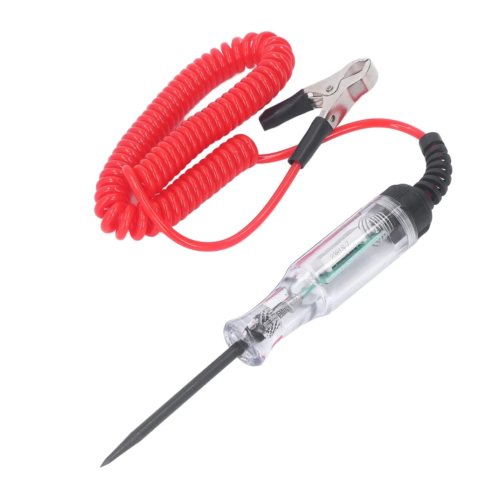 5-120V Red Spring Wire Automotive Circuit Tester Automotive Diagnostic Power Supply Probe Test Pen Automotive Circuit Test Pen