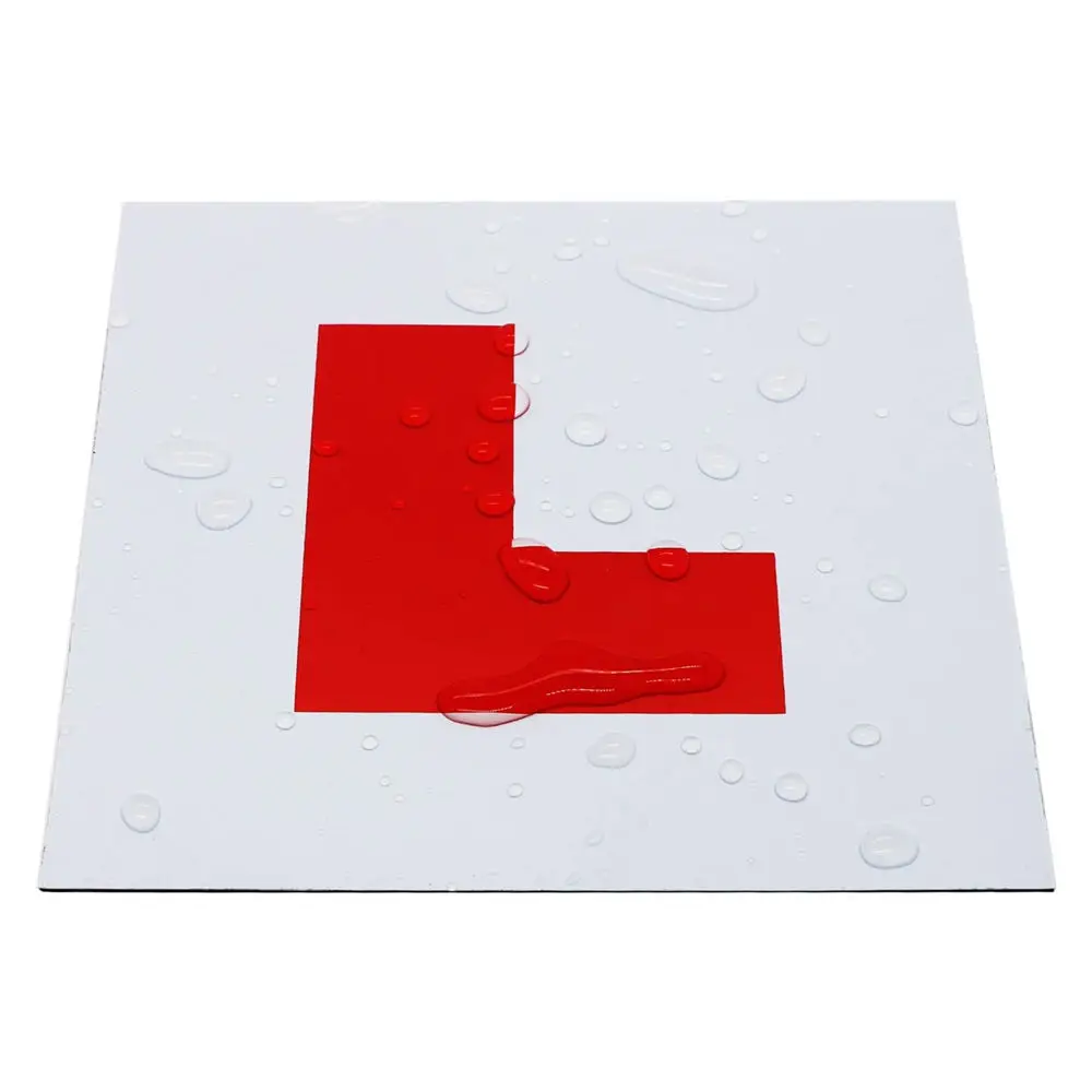 Custom Car Sign New Drivers Fully Magnetic L Plate for Car without Scratch Vehicle Paint
