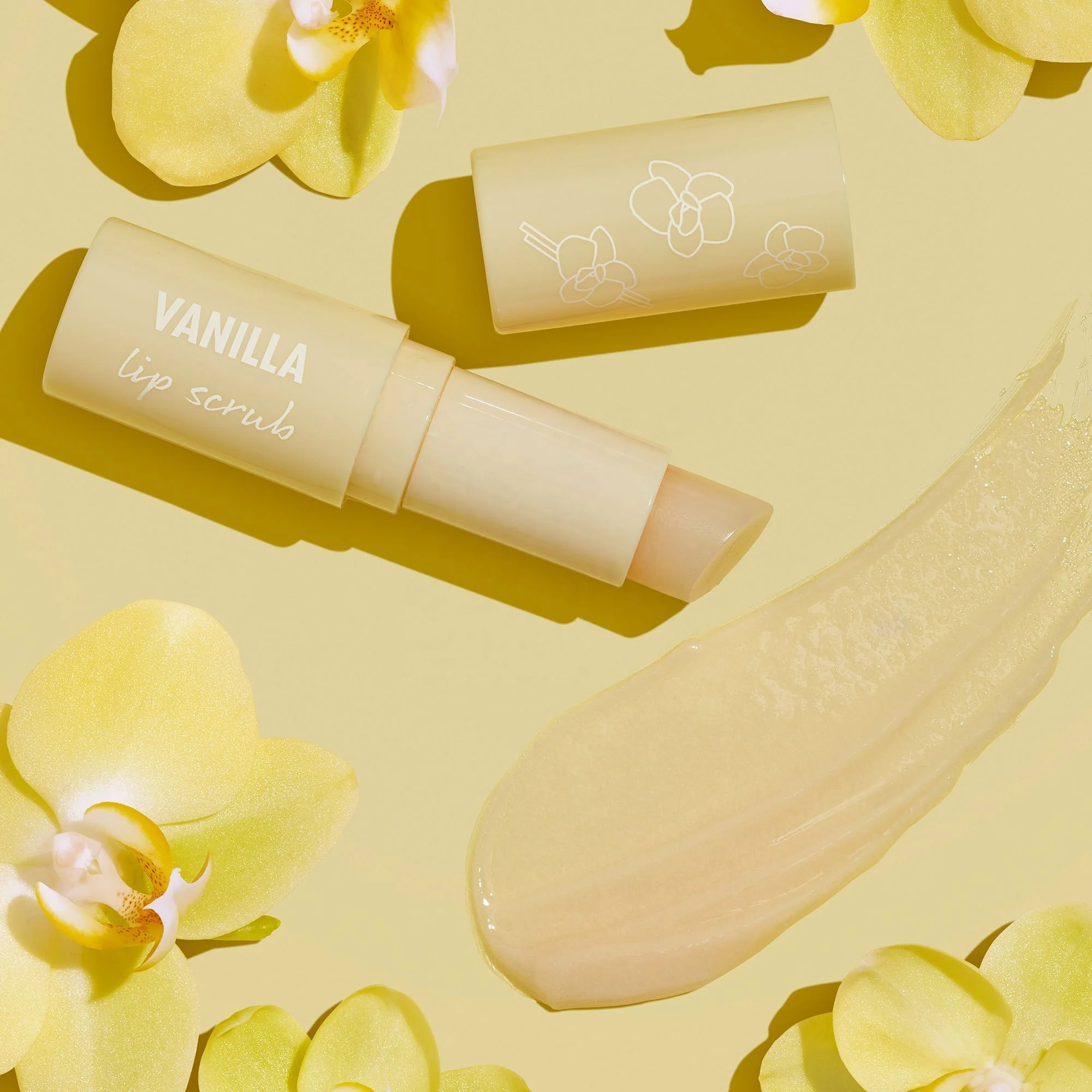 Фирменный набор для смягчения и гладкой губ с бальзамом, увлажняющий, отшелушивающий, витамин Е, сахар, ванильный скраб для губ, бальзам для губ