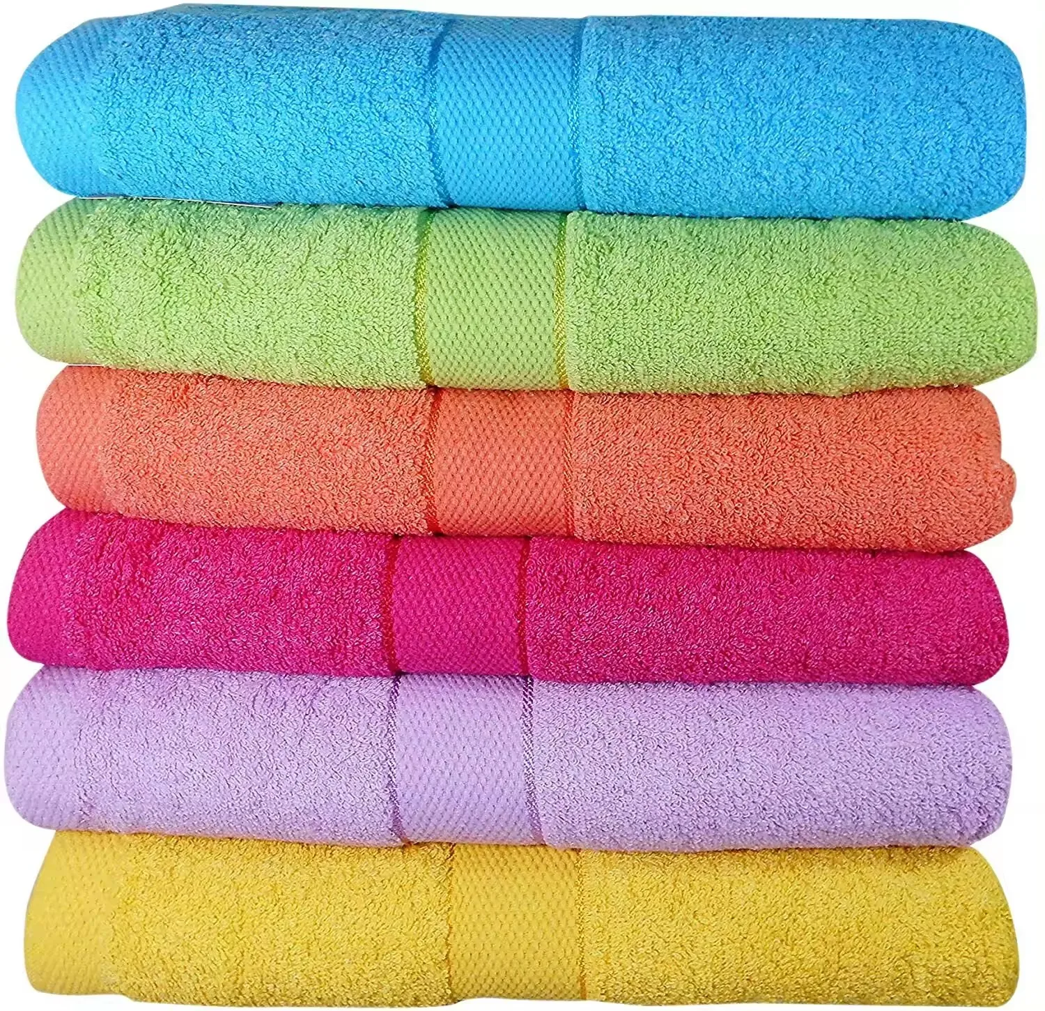 Terry Bath Towels Made of 100% Cotton combed & zero Twist Cotton super Luxury for home Hotels available in 4 pc 6 pc & 8 Set