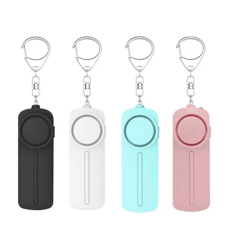 Personal Security Alarm 130db Self Defense LED Light Keychain Function Recharge OEM Emergency Personal Alarm G255A