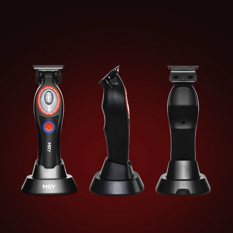 MRY Waterproof 7000rpm Professional Hair Clippers Rechargeable Hair Clippers Set High Speed LCD Display Hair Trimmer Clipper