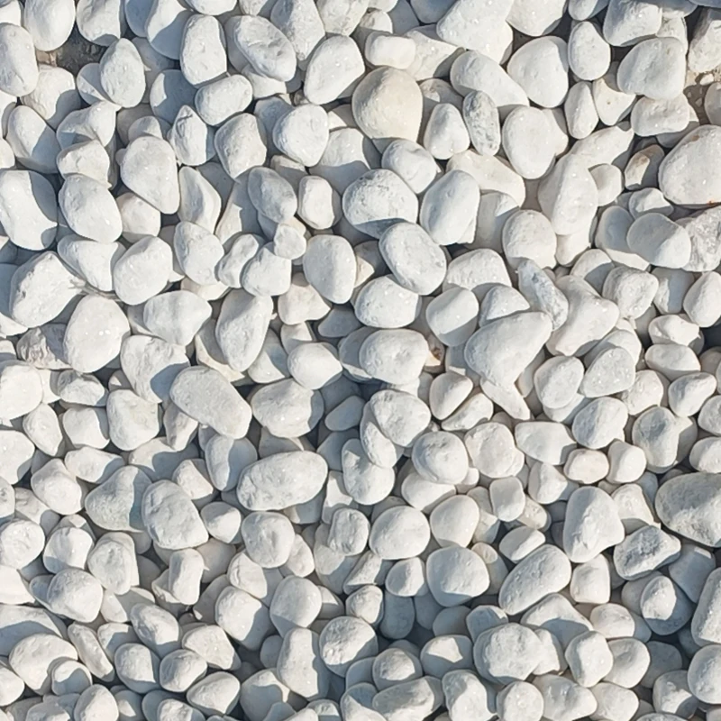 Wholesale Machine Making Pebbles Snow White River Rocks For Garden Decoration