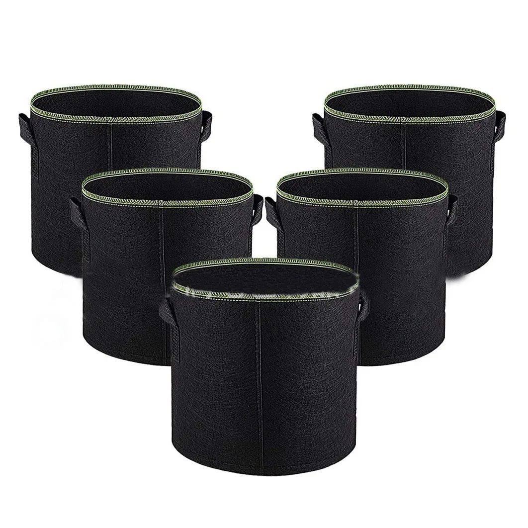 Garden Non-Woven Seeding Grow bags Seedling Nursery Planter Bag Fabric Felt Grow Pot