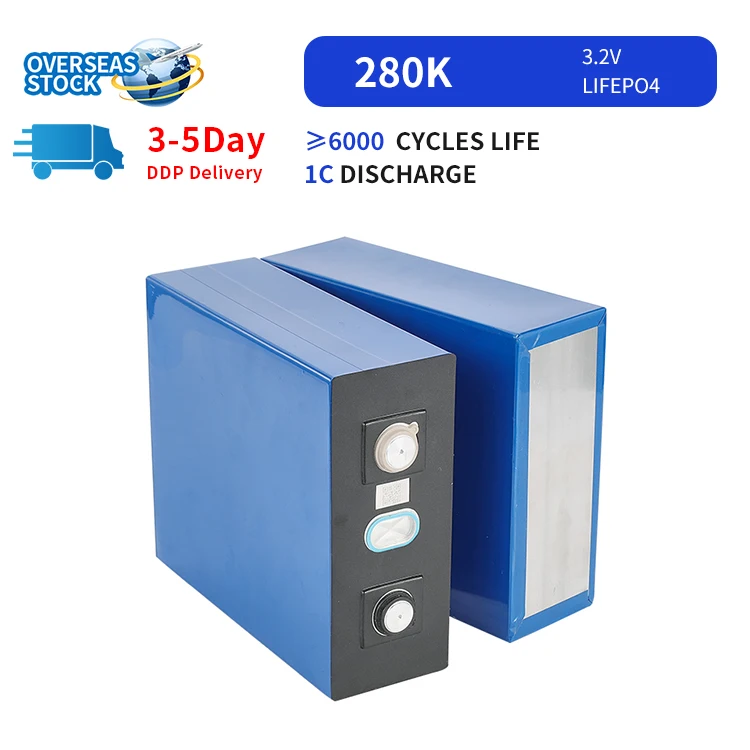Gobel Full Capacity 3.2V 280Ah LiFePO4 Cells 6000 Cycles  LF280K Lithium Ion Phosphate Batteries 280ah LiFePO4