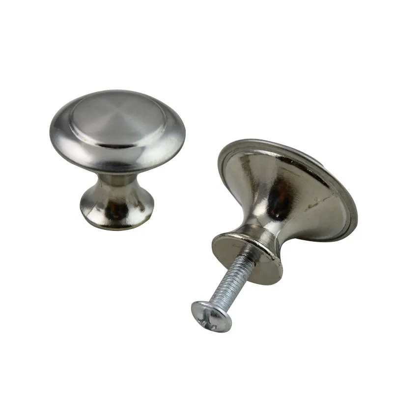 Metal Cabinet Hardware Round Knob,  Single Hole Round handles and knobs for kitchen cabinet