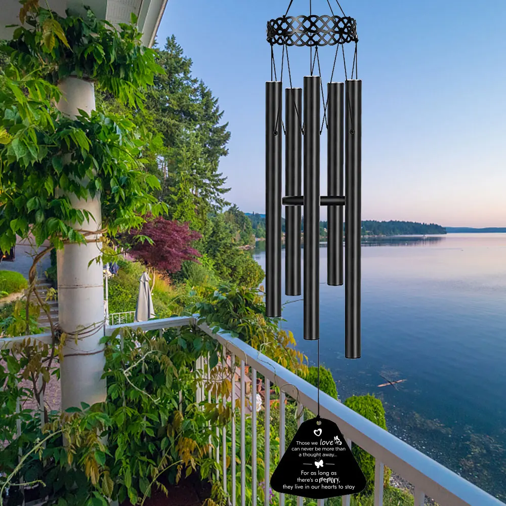 Лидер продаж Amazon садовые украшения металлические ветряные колокольчики памятные уличные