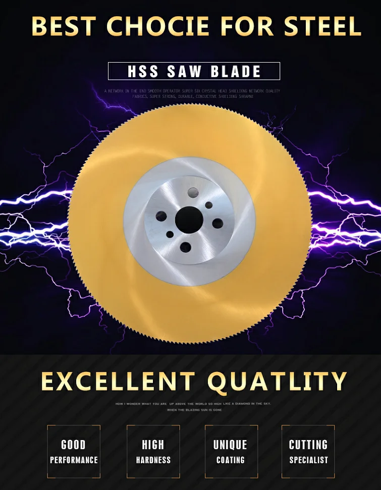 LIVTER Dmo 5% TCT Carbide Aluminum Metal Cutting Saw Blade Hss Circular Saw Blade