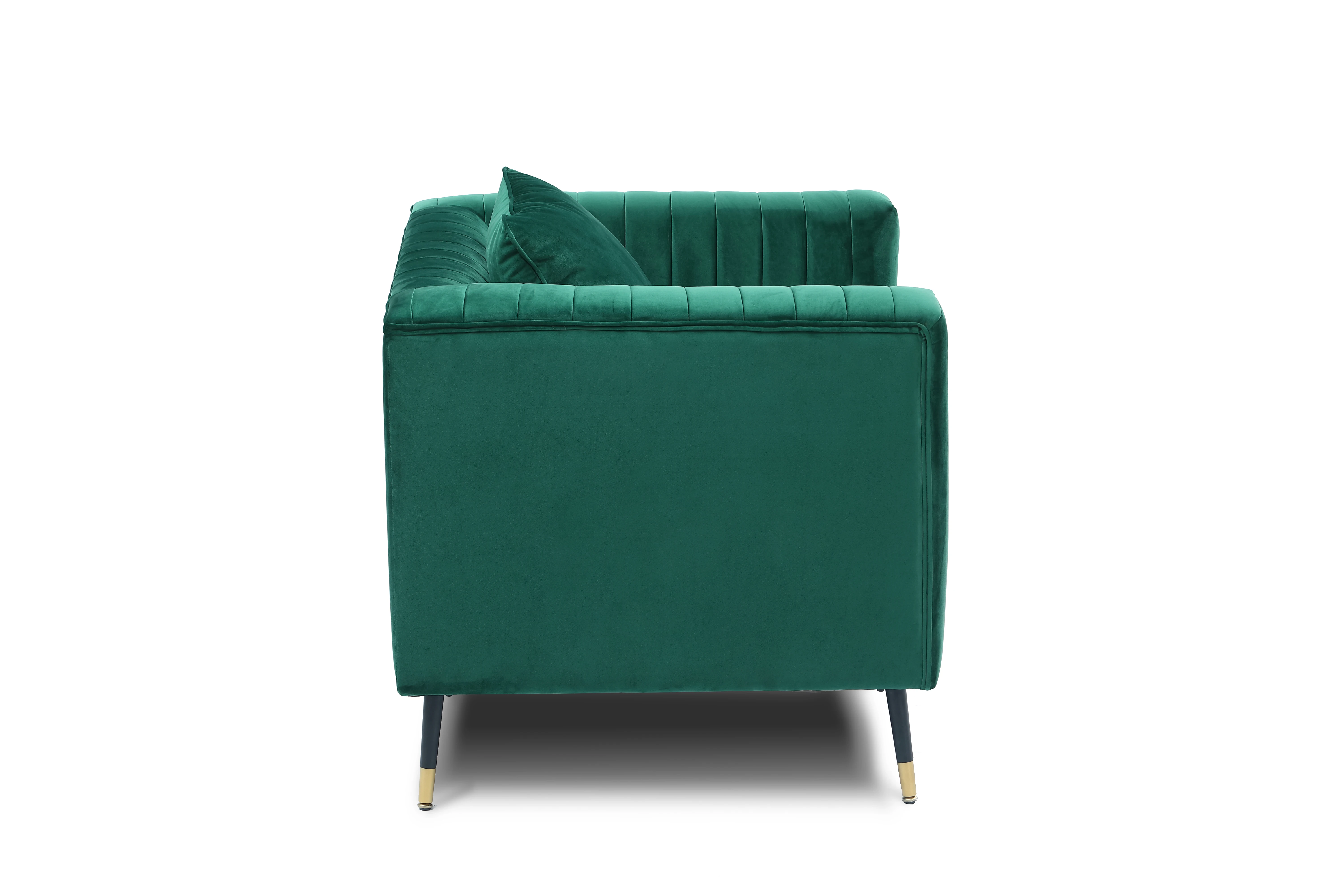 High Quality nordic Blue Velvet armchair sofa modern leisure living room